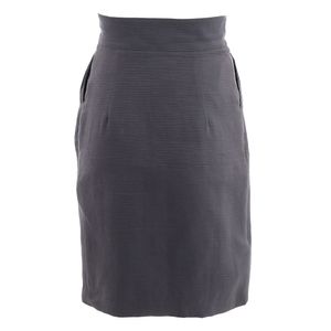 Saia Burberry Colchetes Cinza