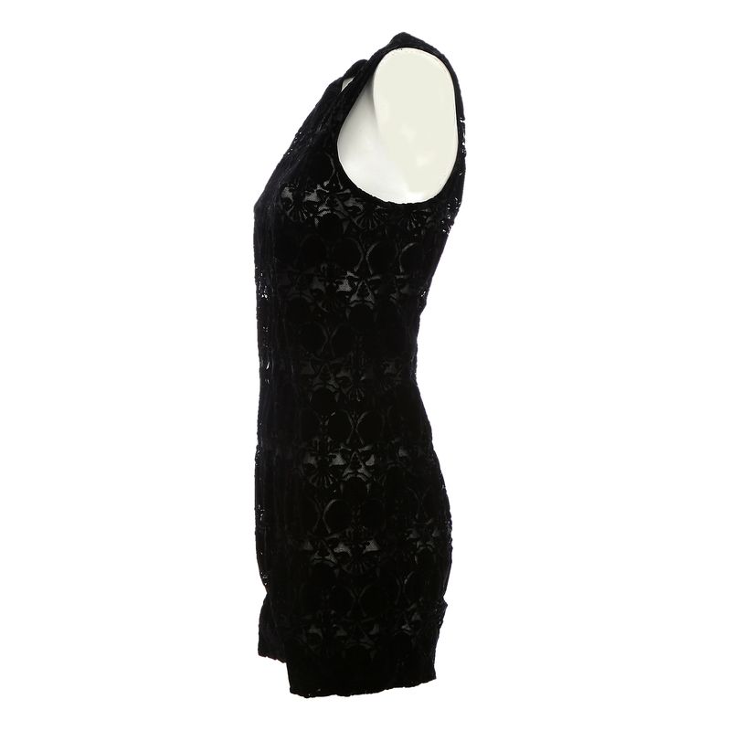 Vestido-Ann-Demeulemeester-Veludo-Preto