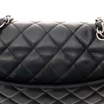 Bolsa-Chanel-Single-Flap-Lambskin-Preto