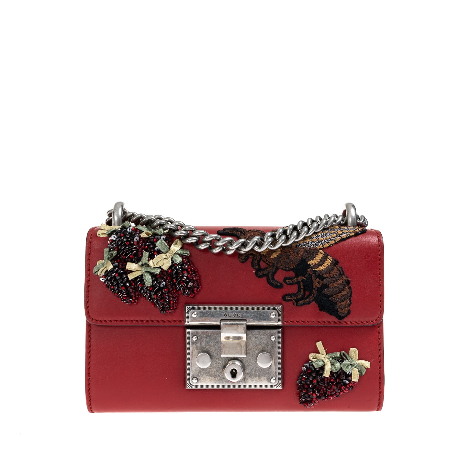 Bolsa Gucci Crystal Horsebit - Inffino, Brechó de Luxo Online