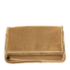 Clutch Stella McCartney Falabella Dourada