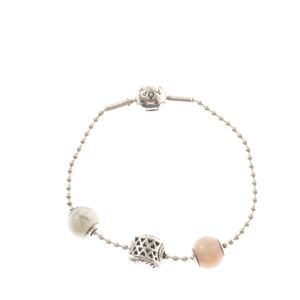 Pulseira Pandora Prata com Berloques