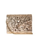 Clutch-Jimmy-Choo-Paetes-Dourada
