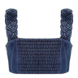 Top Paula Raia Jeans Azul