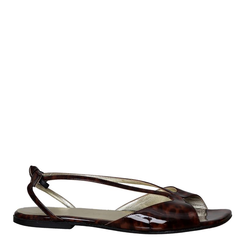 Rasteira-Lanvin-Marrom-Mescla