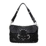Bolsa-Sonia-Rykiel-Couro-Domino-Preto