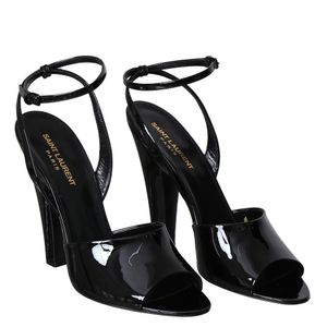 Sandália Saint Laurent Verniz Preto