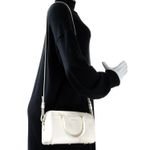Bolsa-Saint-Laurent-Duffle-Couro-Branca