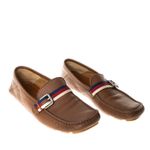 Mocassim-Gucci-Abelha-Couro-Marrom