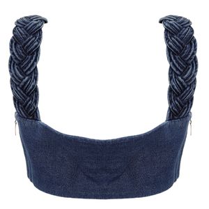 Top Paula Raia Jeans Azul