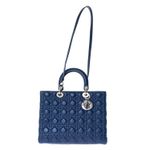 Bolsa-Christian-Dior-Lady-Dior-Large-Marinho