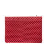 Pasta-Chanel-O-Case-Chevron-Vermelho