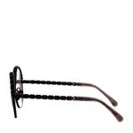 Oculos-Chanel-Metal-e-Couro-Marrom