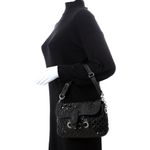 Bolsa-Sonia-Rykiel-Couro-Domino-Preto