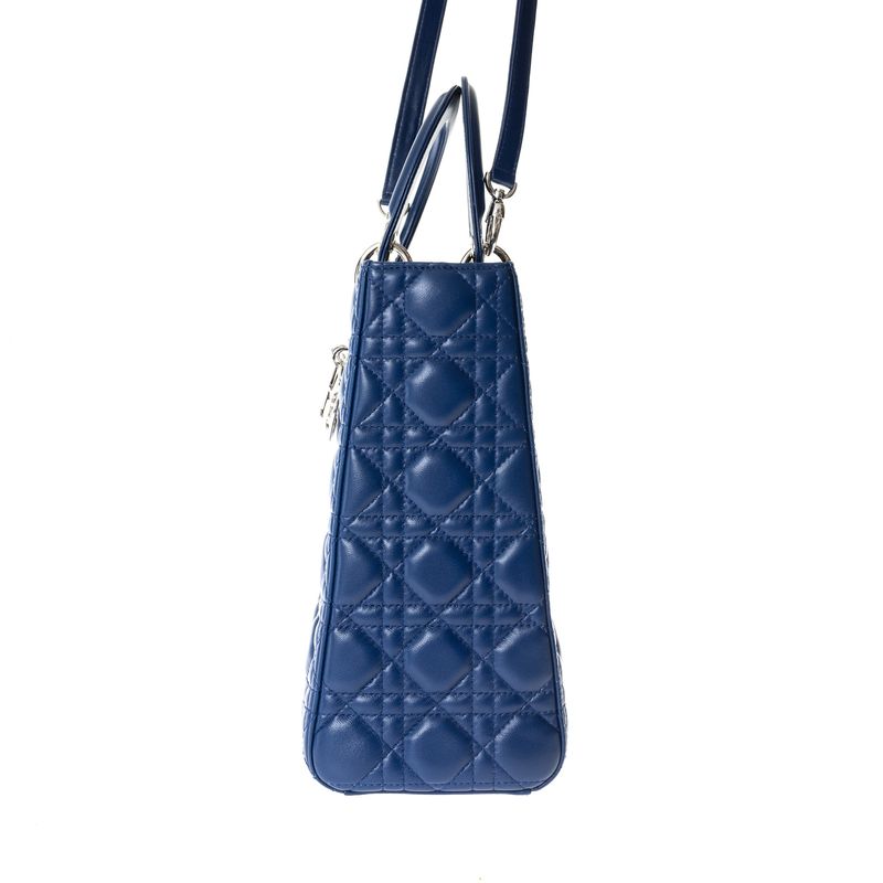 Bolsa-Christian-Dior-Lady-Dior-Large-Marinho