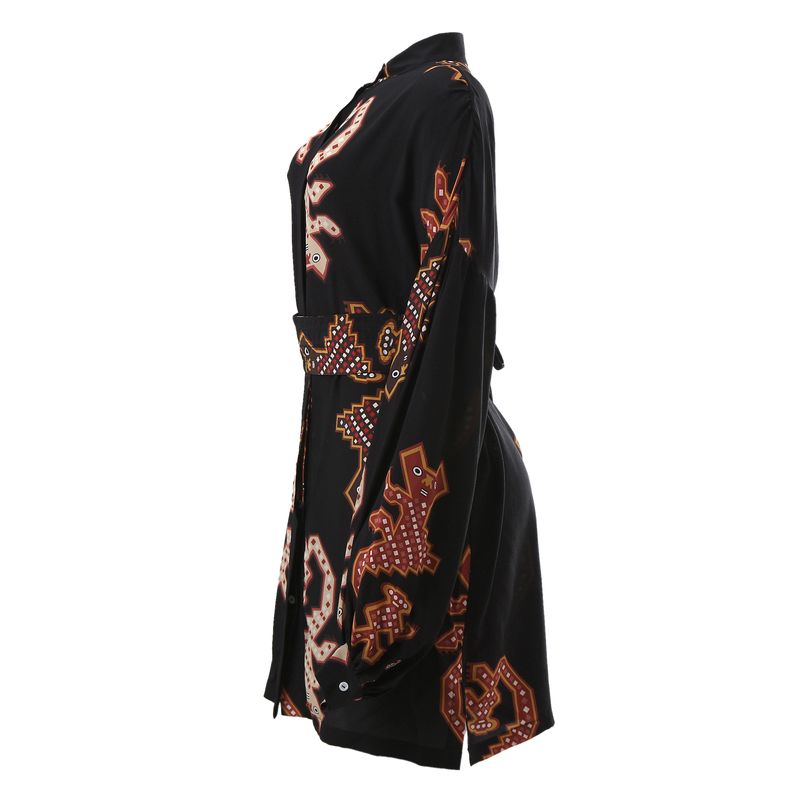 Chemise-Wai-Wai-Betina-de-Luca-Seda-Estampada
