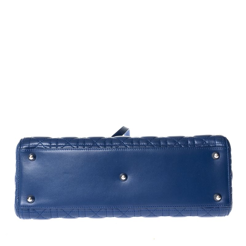 Bolsa-Christian-Dior-Lady-Dior-Large-Marinho