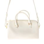 Bolsa-Saint-Laurent-Duffle-Couro-Branca