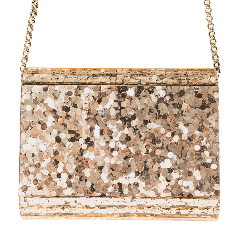 Clutch-Jimmy-Choo-Paetes-Dourada