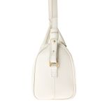 Bolsa-Saint-Laurent-Duffle-Couro-Branca