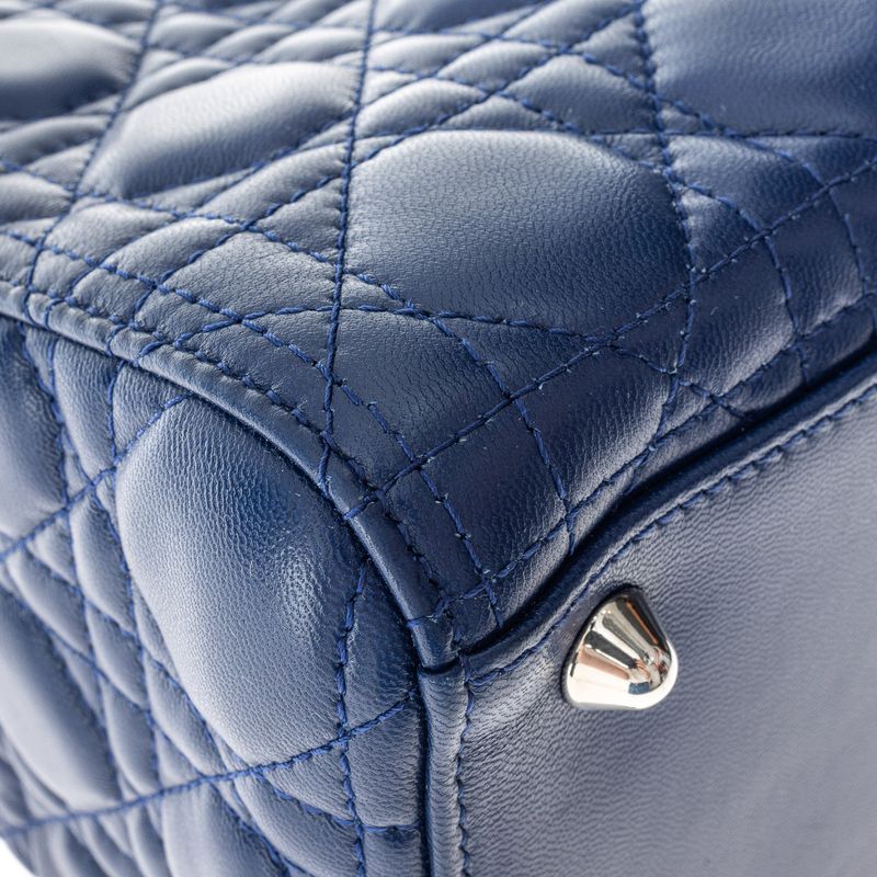 Bolsa-Christian-Dior-Lady-Dior-Large-Marinho