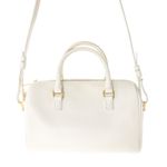 Bolsa-Saint-Laurent-Duffle-Couro-Branca