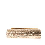 Clutch-Jimmy-Choo-Paetes-Dourada