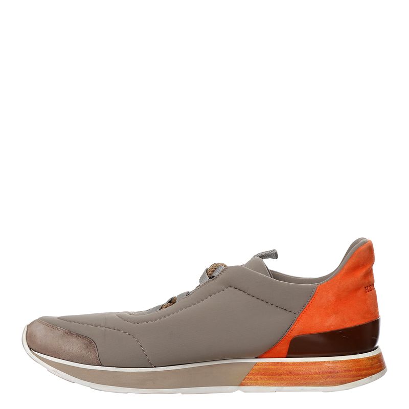 Tenis-Hermes-Marrom-e-Laranja