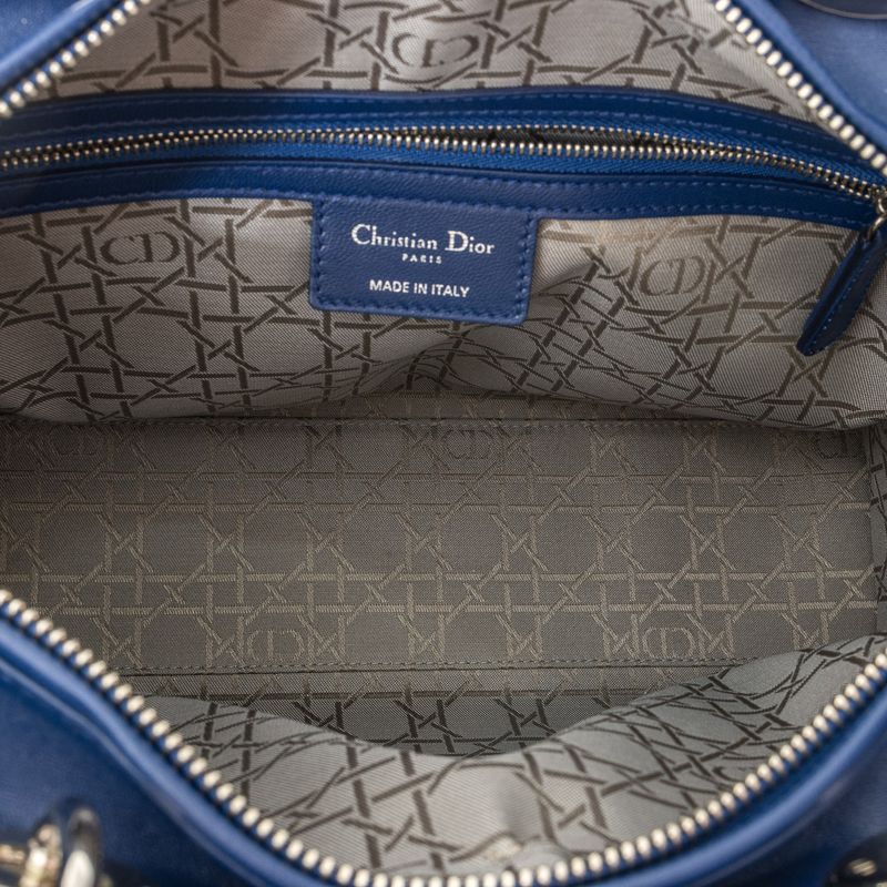 Bolsa-Christian-Dior-Lady-Dior-Large-Marinho