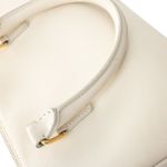 Bolsa-Saint-Laurent-Duffle-Couro-Branca