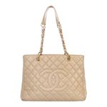 Bolsa-Chanel-Shopper-Tote-Caviar-Bege
