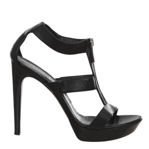 Sandália Fendi Couro Preto