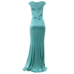Vestido Decote Azul
