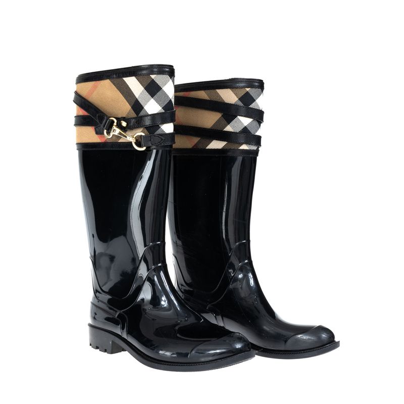 Galocha-Burberry-Housecheck-Preta