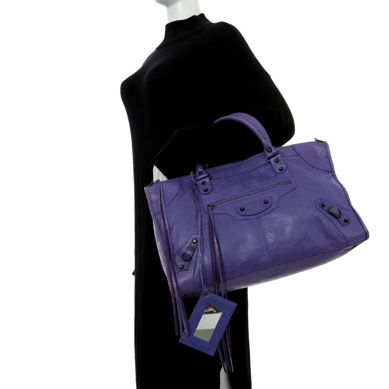 Bolsa-Balenciaga-Work-Roxa-