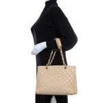 Bolsa-Chanel-Shopper-Tote-Caviar-Bege