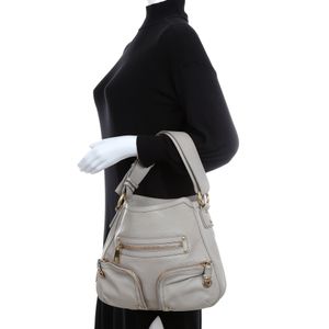 Bolsa Marc Jacobs Couro Cinza