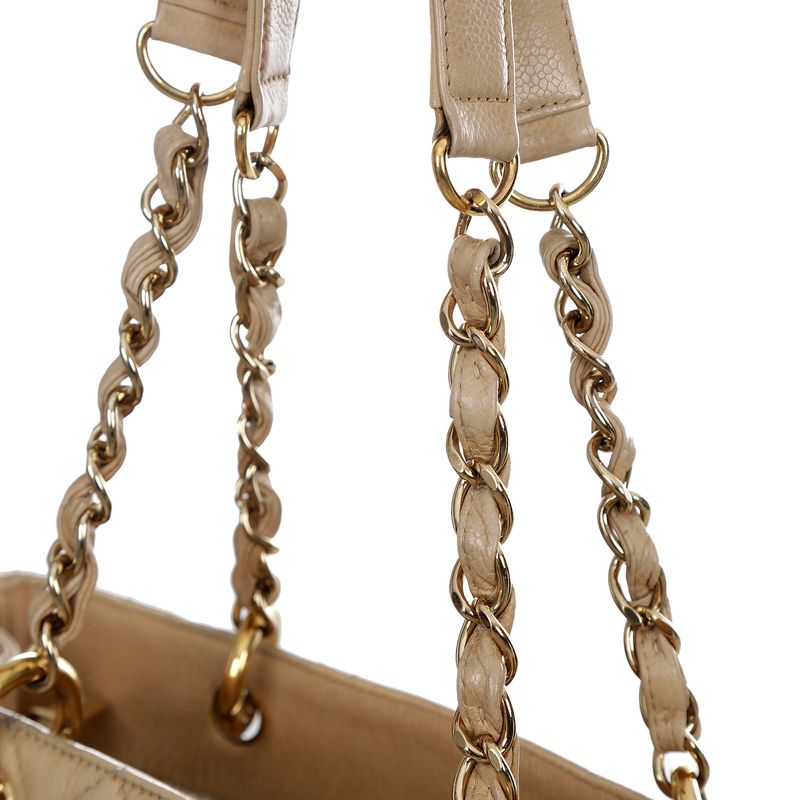 Bolsa-Chanel-Shopper-Tote-Caviar-Bege