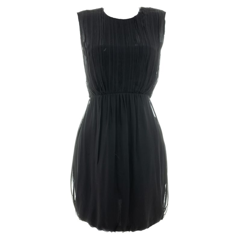 Vestido-Balenciaga-Seda-Curto-Preto