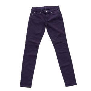 Calça Jeans 7 For All Mankind Skinny Roxa