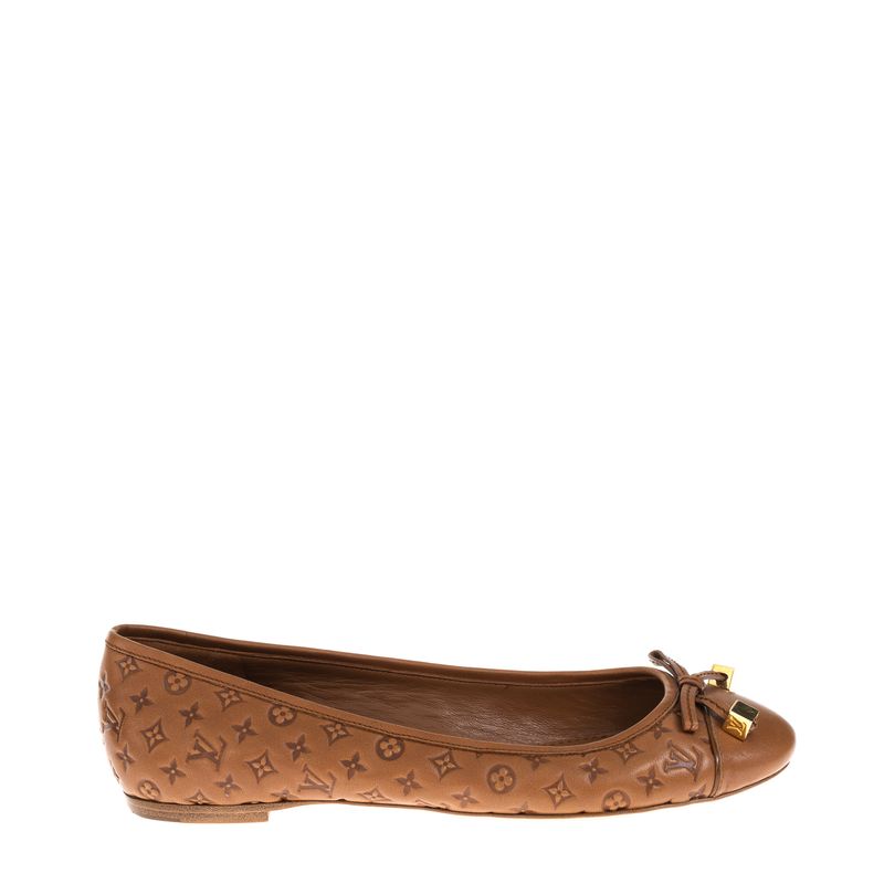 Sapatilha-Louis-Vuitton-Couro-Managrama-Marrom