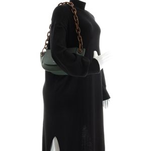 Bolsa Simon Miller Corrente e Couro Verde