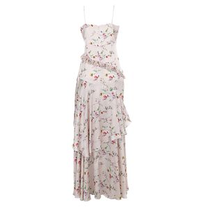 Vestido Theia Midi Assimétrico Floral