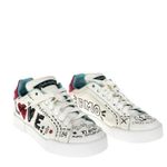 Tenis-Dolce---Gabbana-Bordado-Couro-Branco