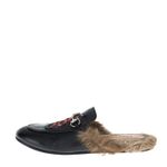Mule-Gucci-Princeton-Horsebit-Pelo-e-Bordado