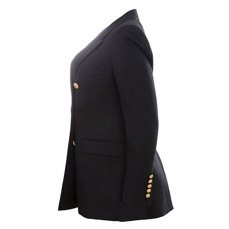 Blazer-Saint-Laurent-Preto-e-Botoes-Dourado
