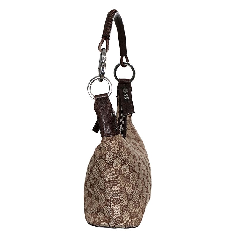 Bolsa-Gucci-GG-Canvas-Hobo