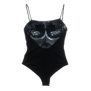 Body Cris Barros Malha Preto