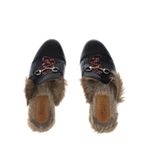 Mule-Gucci-Princeton-Horsebit-Pelo-e-Bordado