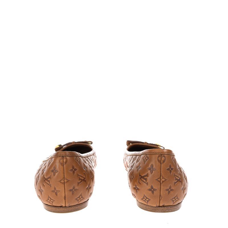 Sapatilha-Louis-Vuitton-Couro-Managrama-Marrom